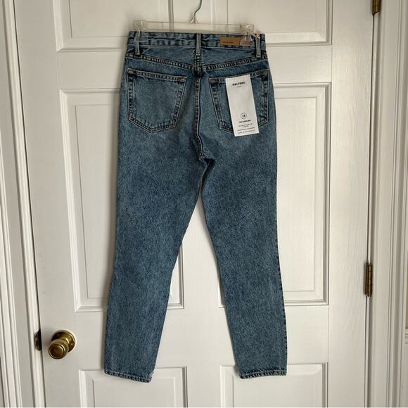 NWT Revolve Grlfrnd  Jeans in Karolina High Rise Button Fly Distressed Size 25 - Picture 6 of 8